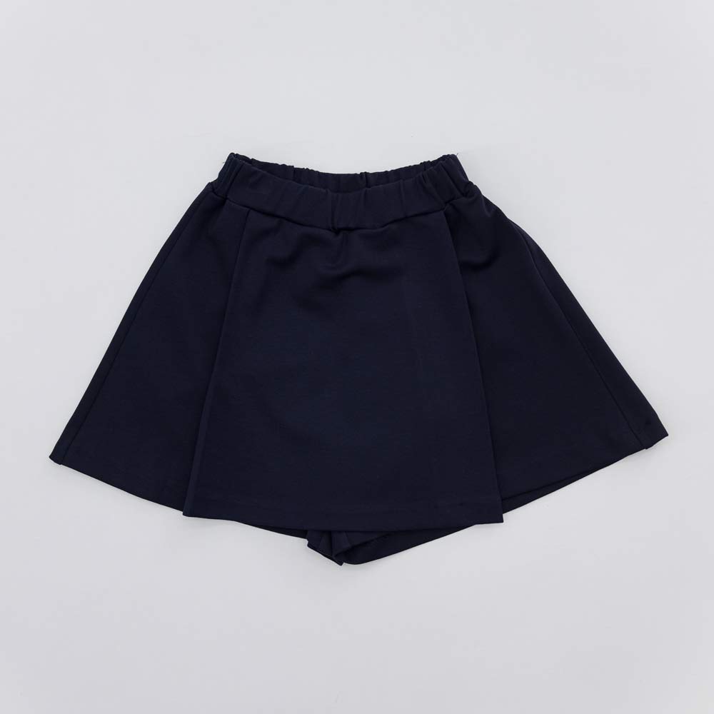 07866004-60 Темно-синяя юбка-шорты для девочки, все фото 1