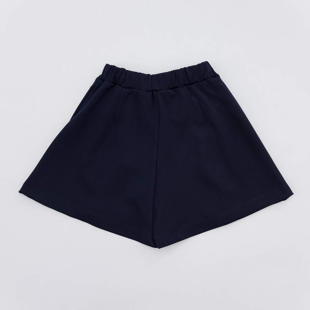 07866004-60 Темно-синяя юбка-шорты для девочки, все фото 2