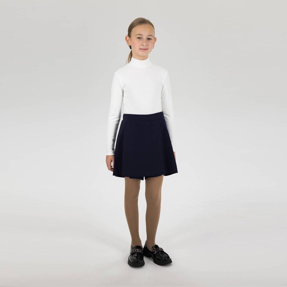 07866004-60 Темно-синяя юбка-шорты для девочки, все фото 3