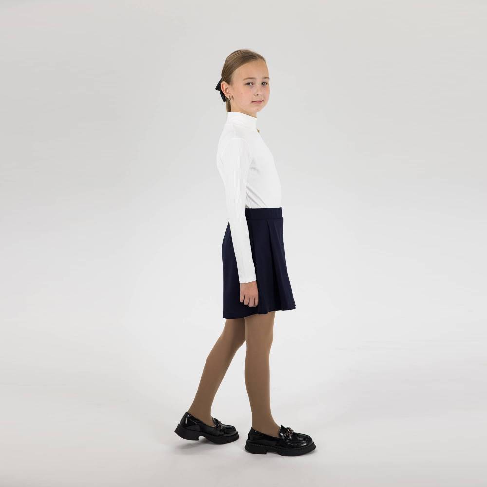 07866004-60 Темно-синяя юбка-шорты для девочки, все фото 4