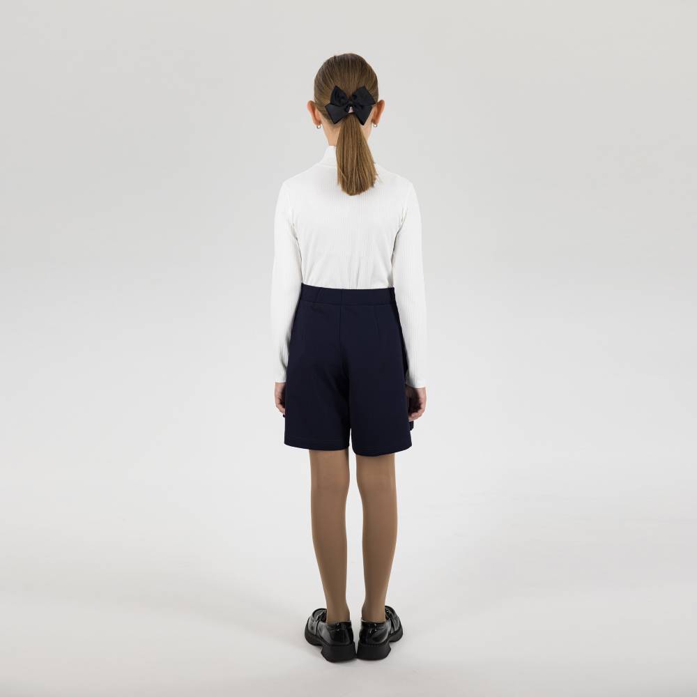 07866004-60 Темно-синяя юбка-шорты для девочки, все фото 5