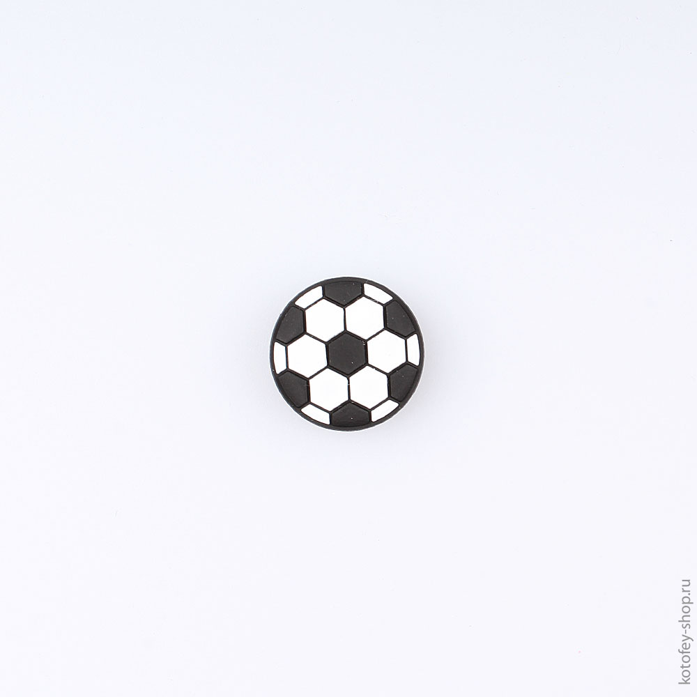 03014003-40 Украшение для обуви Мяч футбольный большой, все фото 1