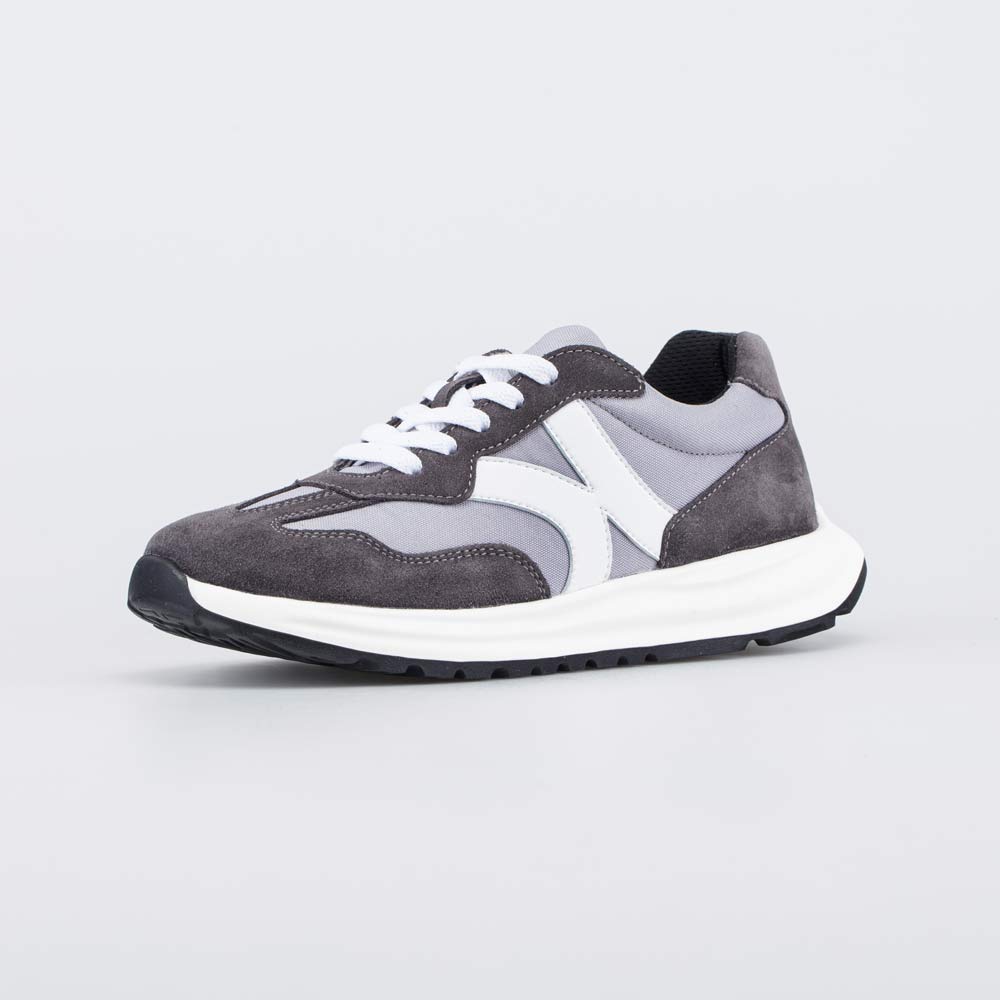 744276-13 Серые кроссовки для мальчика-подростка, все фото 1