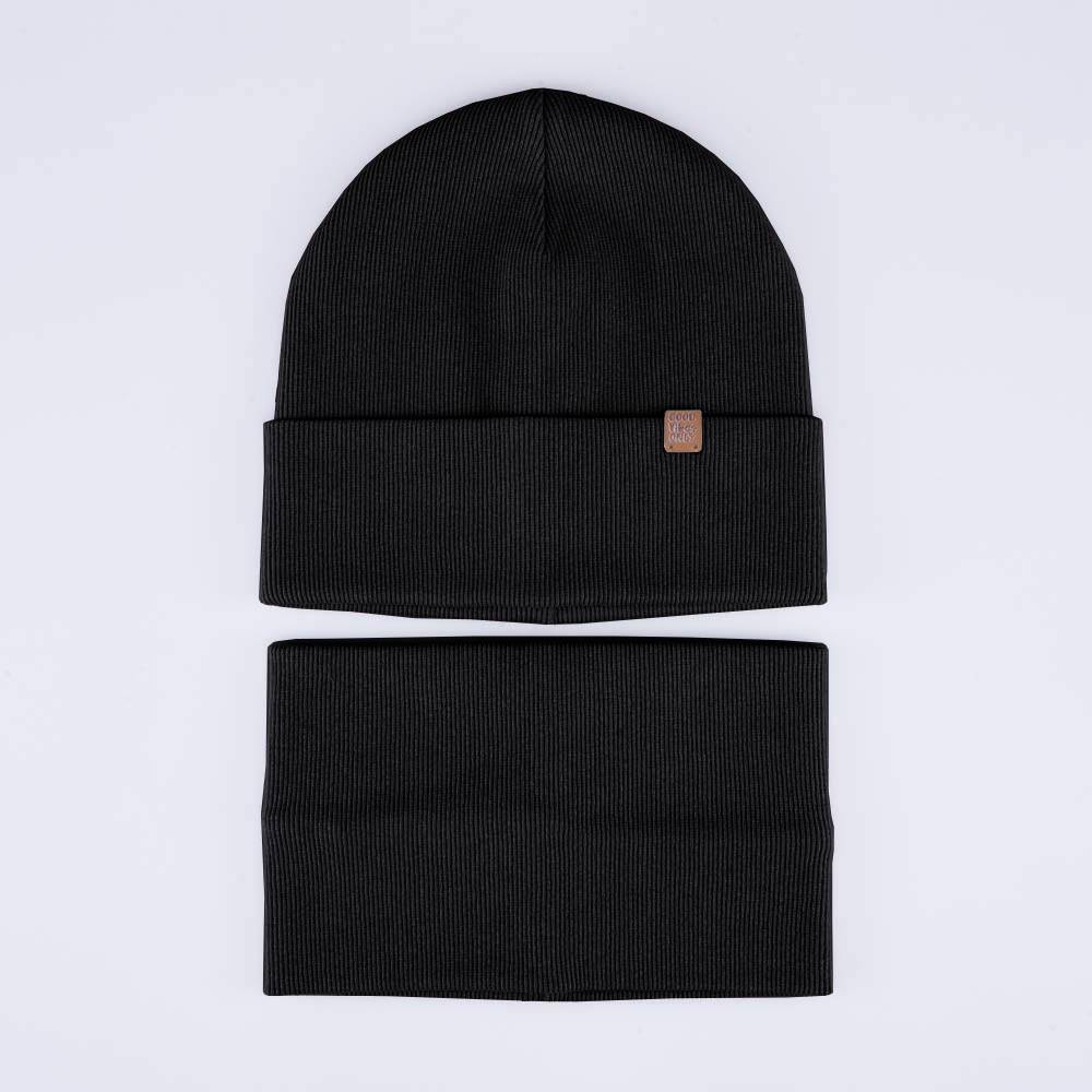 07711496-40 Демисезонный комплект шапка + снуд для мальчика, все фото 1