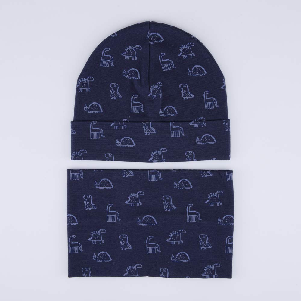 07711497-40 Демисезонный комплект шапка + снуд для мальчика, все фото 1