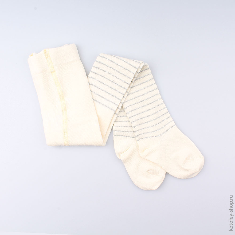 07832321-40 Колготки с люрексом бежевые, все фото 1