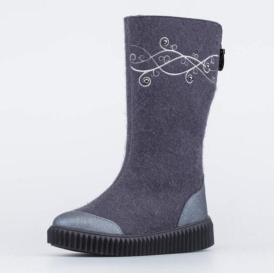 867096-44 Валенки с потайной молнией серый, все фото 1