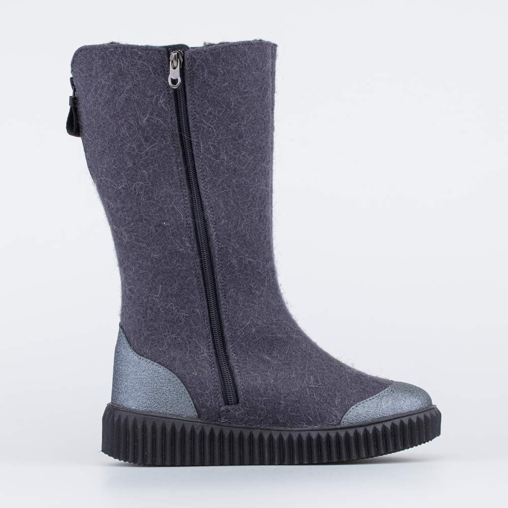 867096-44 Валенки с потайной молнией серый, все фото 2