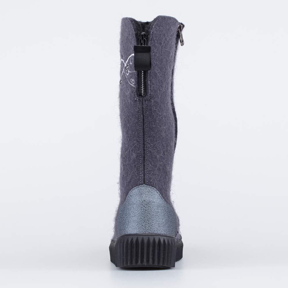 867096-44 Валенки с потайной молнией серый, все фото 5