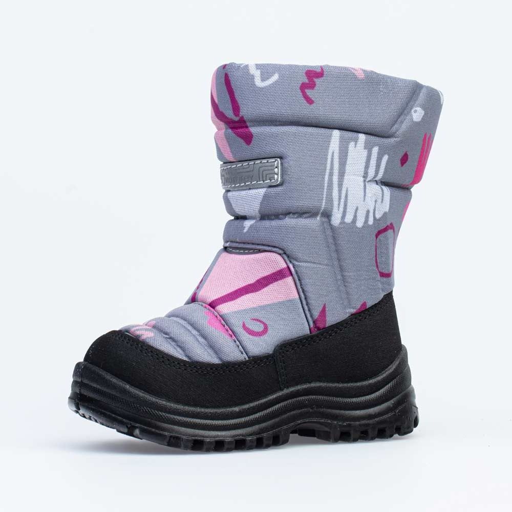 664115-44 Дутики для девочки-подростка серый, все фото 1