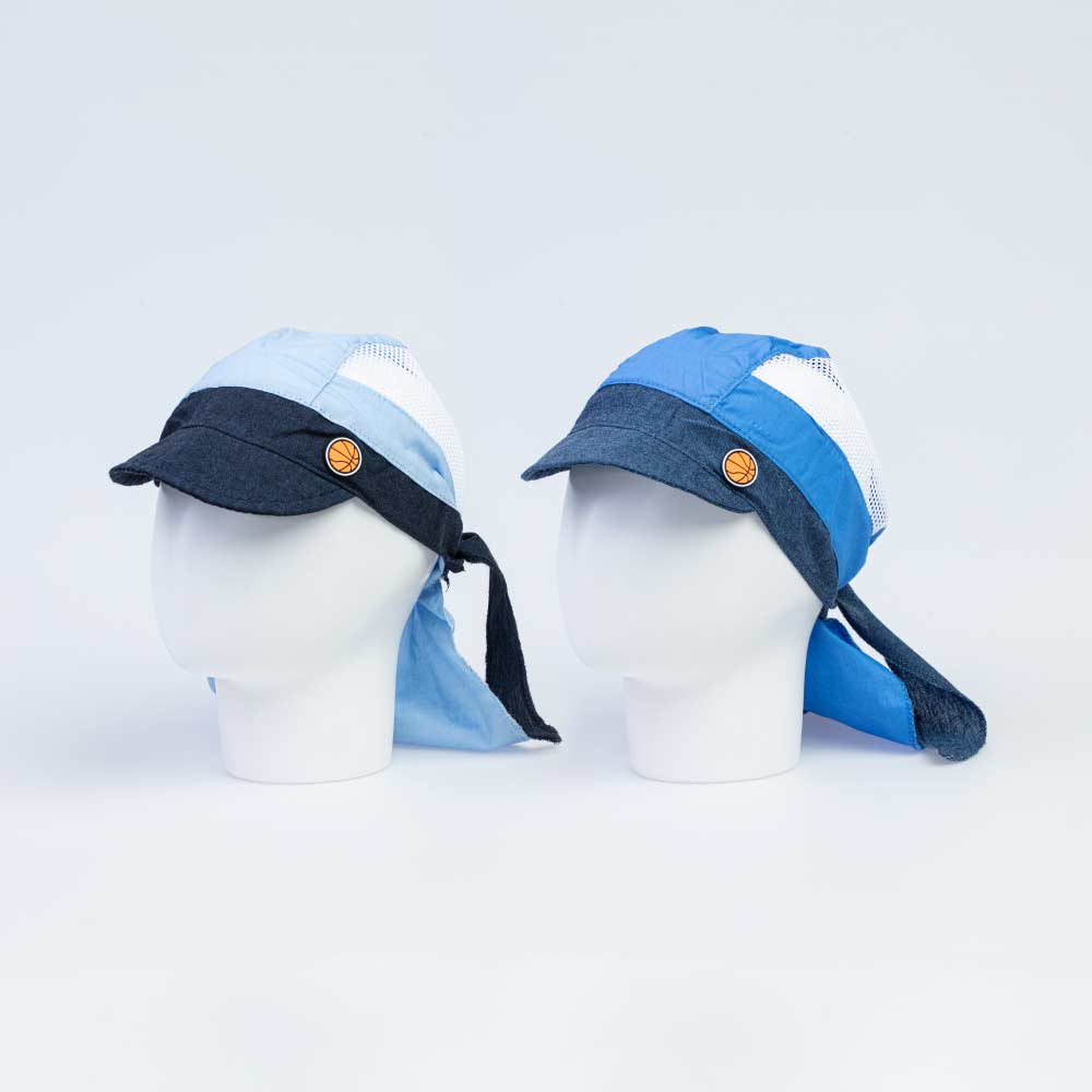 07711222-40 Бандана с козырьком для мальчика синий, все фото 2