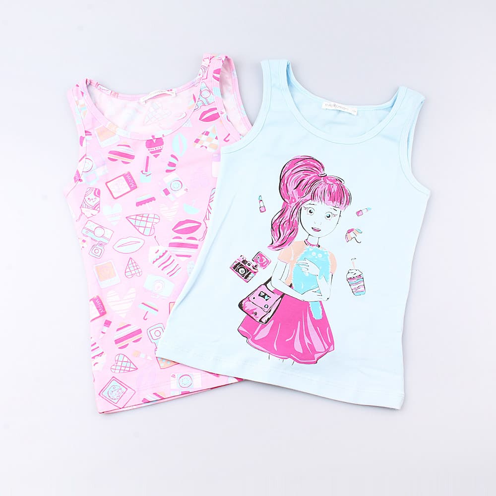 07854001-40 Комплект из 2-х маек, цветной, все фото 1