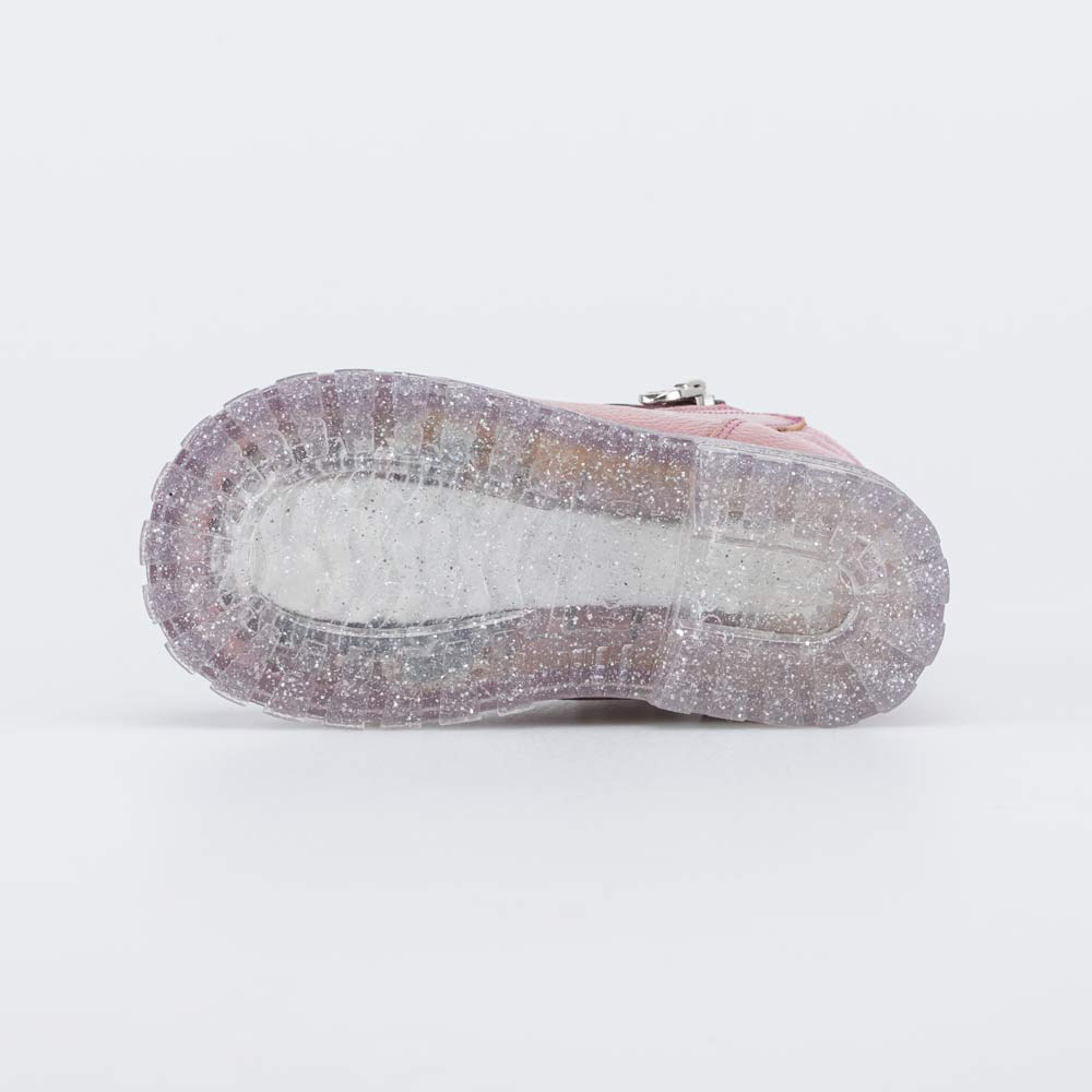 152292-30 Утепленные кожаные ботинки для девочки , все фото 3