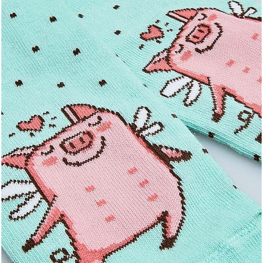 07042311-41 Детские носки комплект (3 пары) бирюзовый, все фото 2