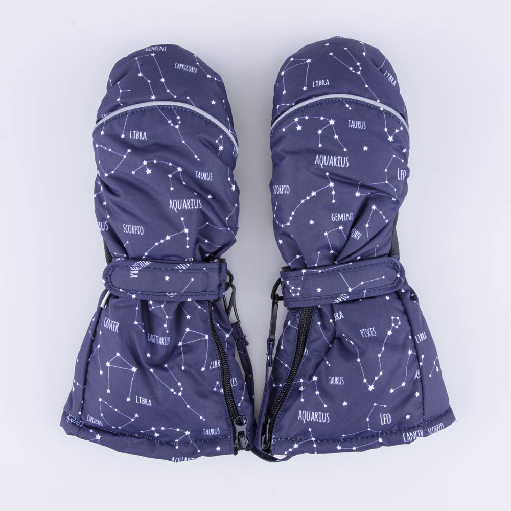 07721140-10 Варежки-краги Карта звездного неба, все фото 1