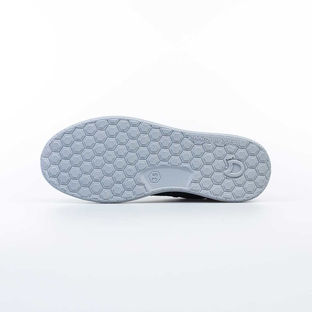 732332-27 Полуботинки из кожи-нубука синие, все фото 3