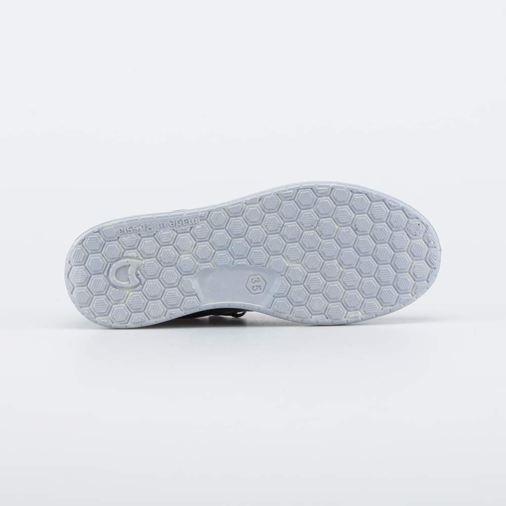 532263-22 Синие кожаные полуботинки , все фото 3