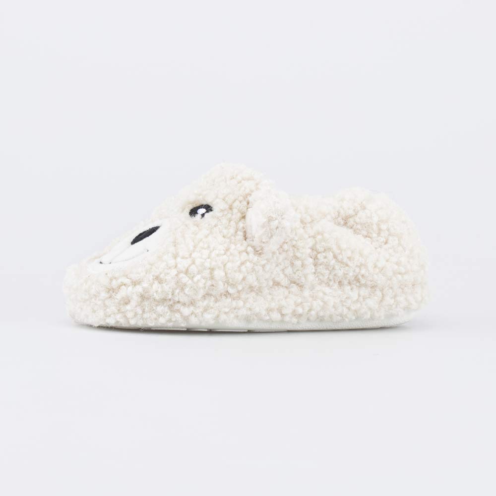 331306-11 Пушистые тапочки Белый Мишка, все фото 1