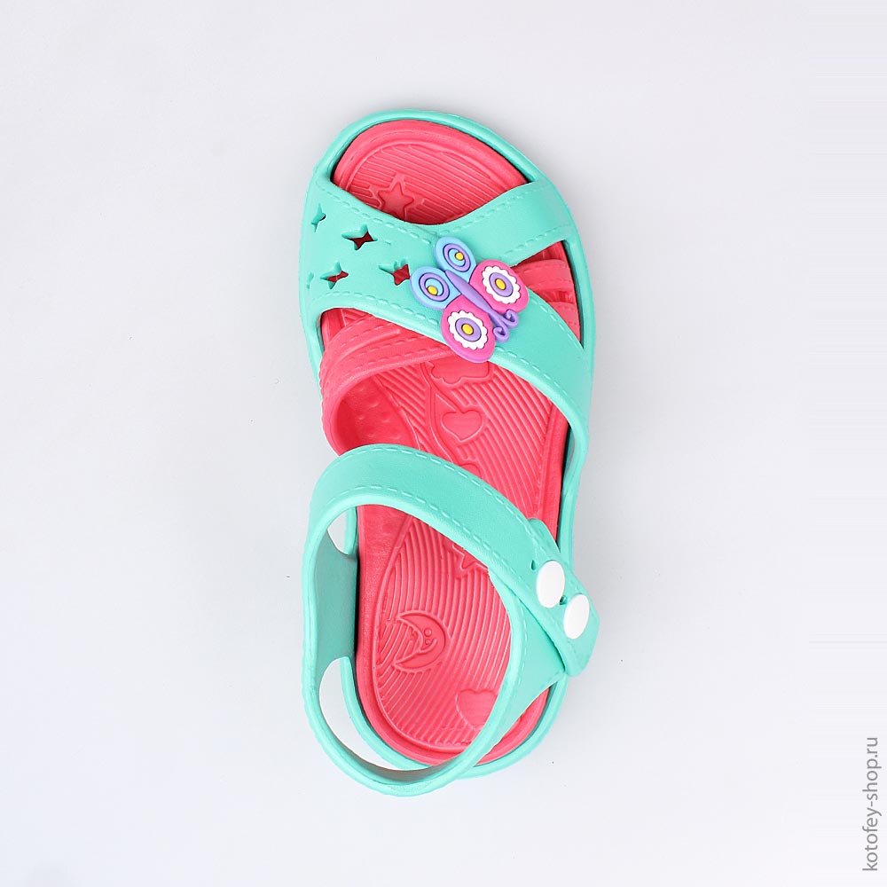 325033-01 Пляжная обувь бирюзовая, все фото 4