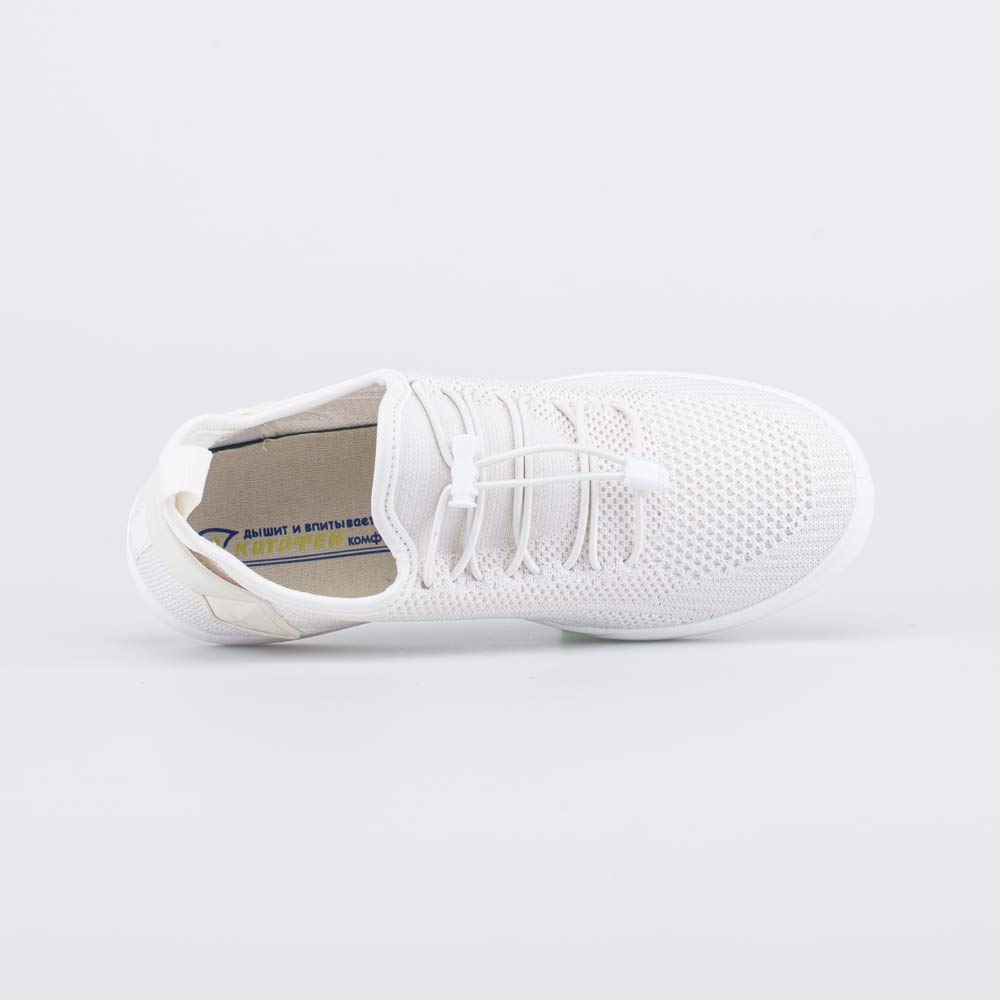 531330-11 Бежевые текстильные кеды для девочки, все фото 4