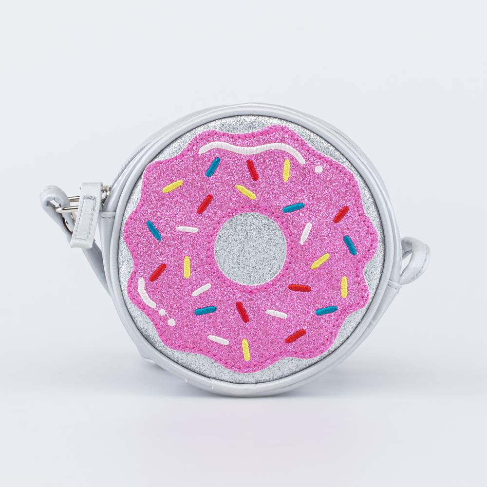 02802213-40 Cумка детская Пончик серебристый, все фото 1