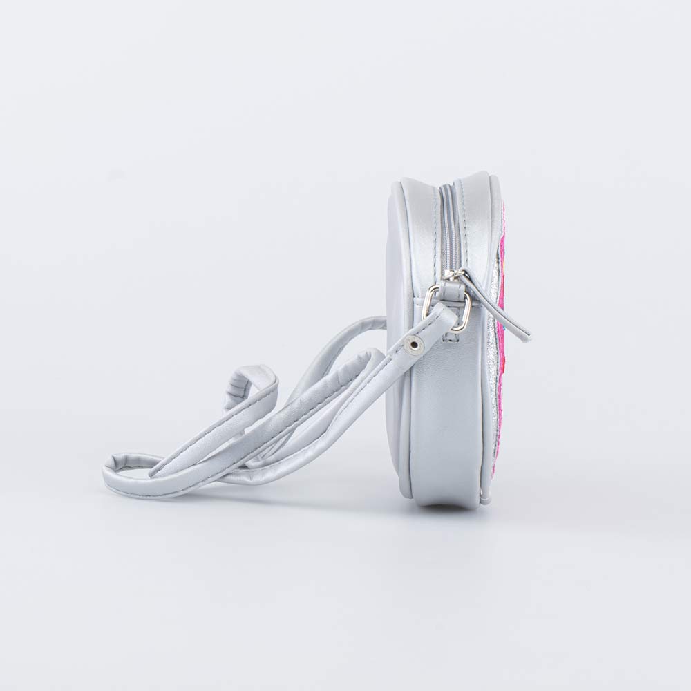 02802213-40 Cумка детская Пончик серебристый, все фото 2