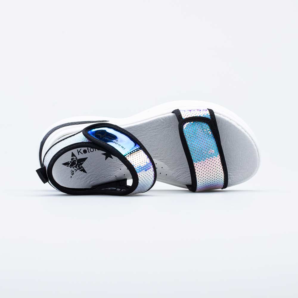 421080-71 Босоножки на липучках для девочки, все фото 4