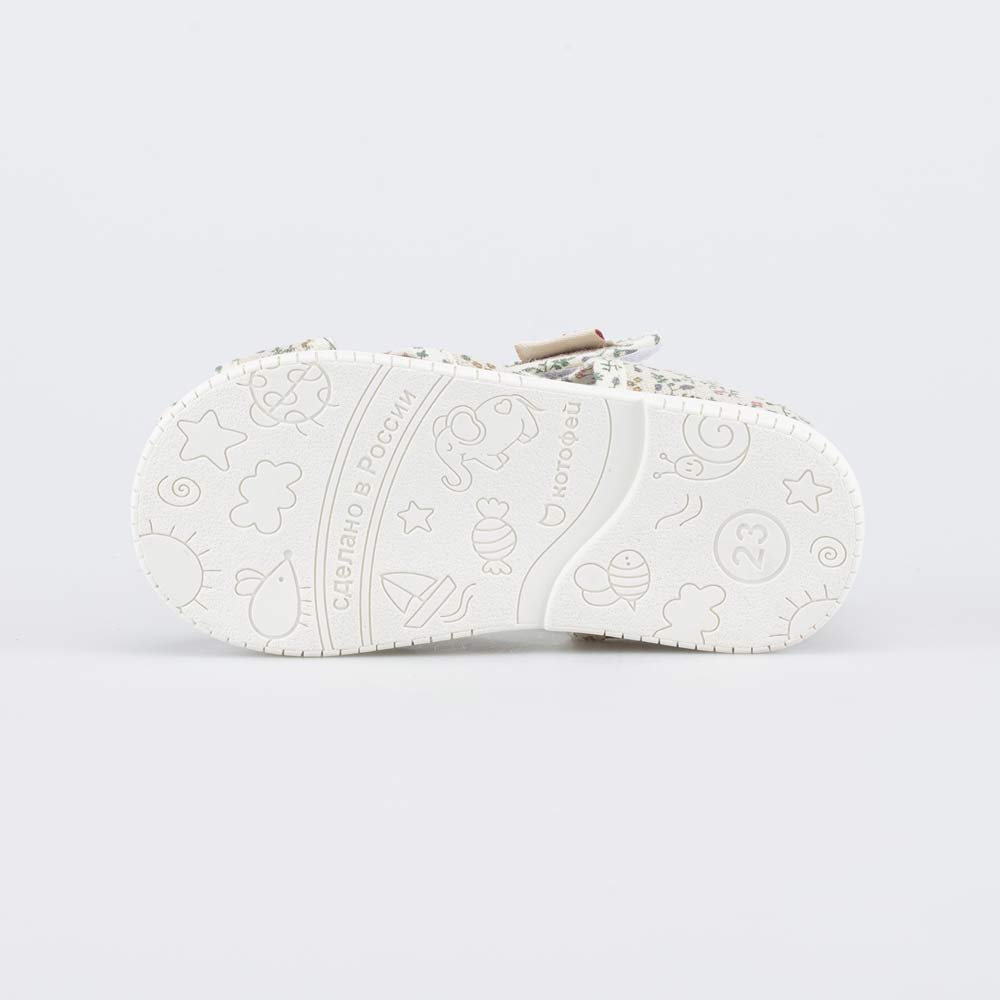 121064-71 Текстильная обувь для первых шагов Цветочная поляна , все фото 3