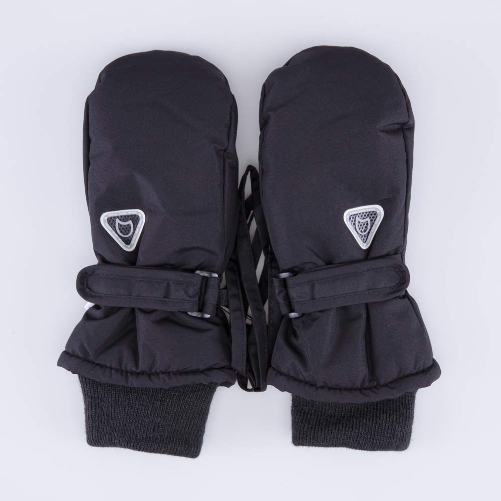 07721268-40 Детские черные варежки для мальчика и девочки, все фото 1