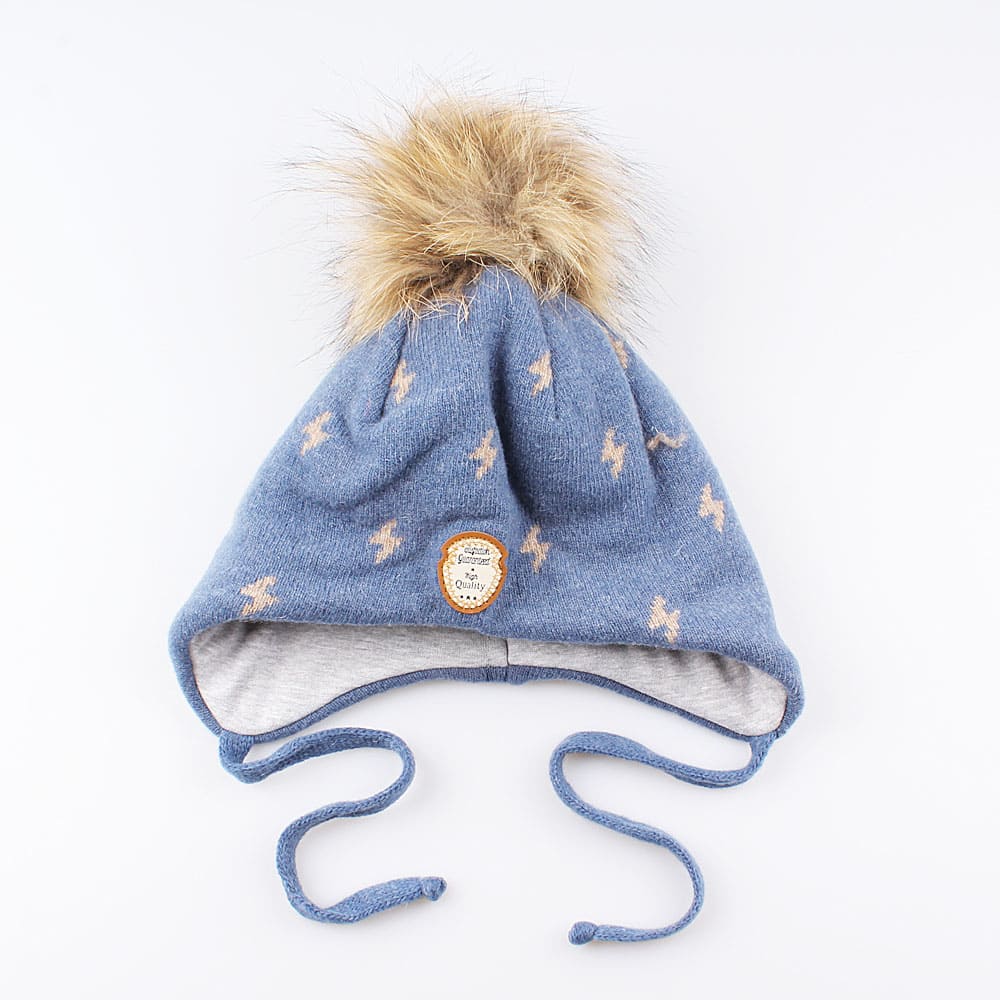 07711149-40 Зимняя шапка для мальчика, джинс, все фото 1