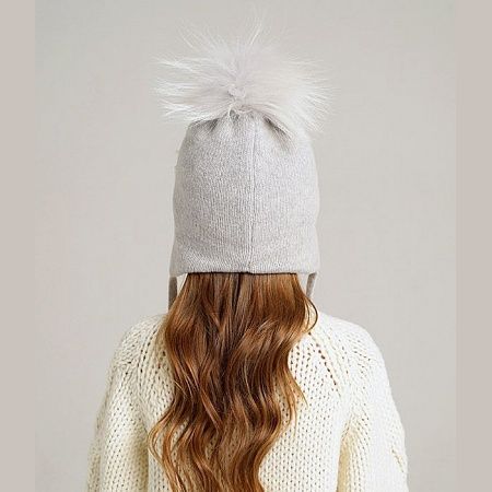 07811219-40 Теплая шапка для девочки Единорог, все фото 4