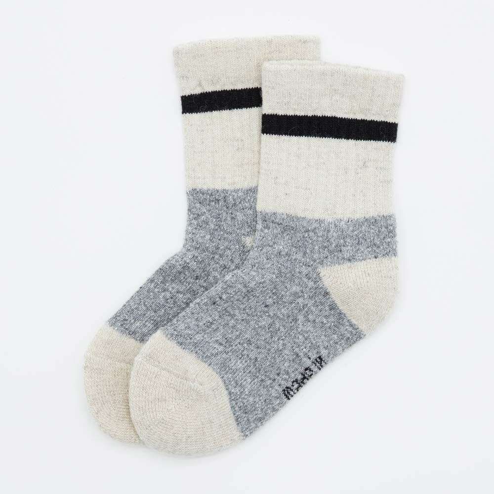 07742326-40 Детские термоноски с пухом яка серый, все фото 1