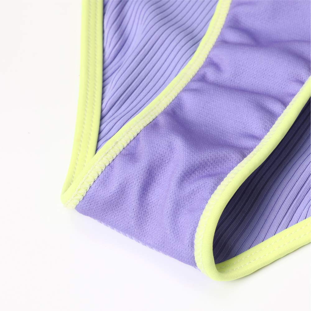 07852078-40 Купальник слитный для девочки сиреневый, все фото 4