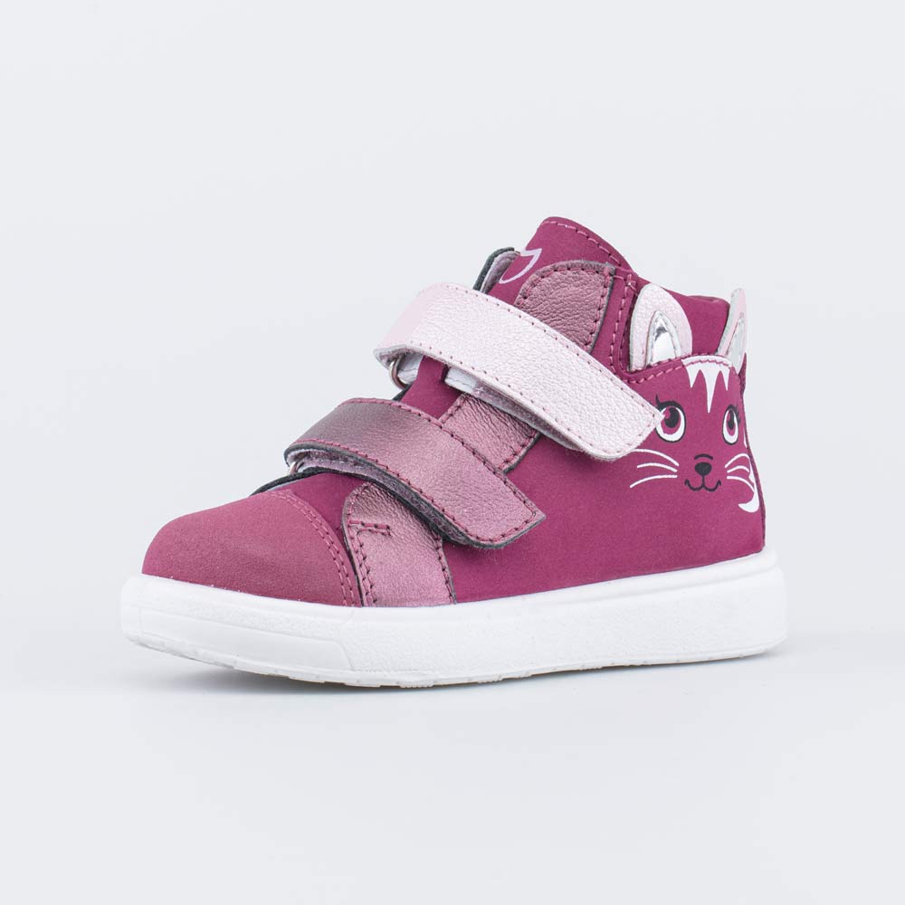 352382-21 Кожаные ботинки на липучках Котенок, все фото 1