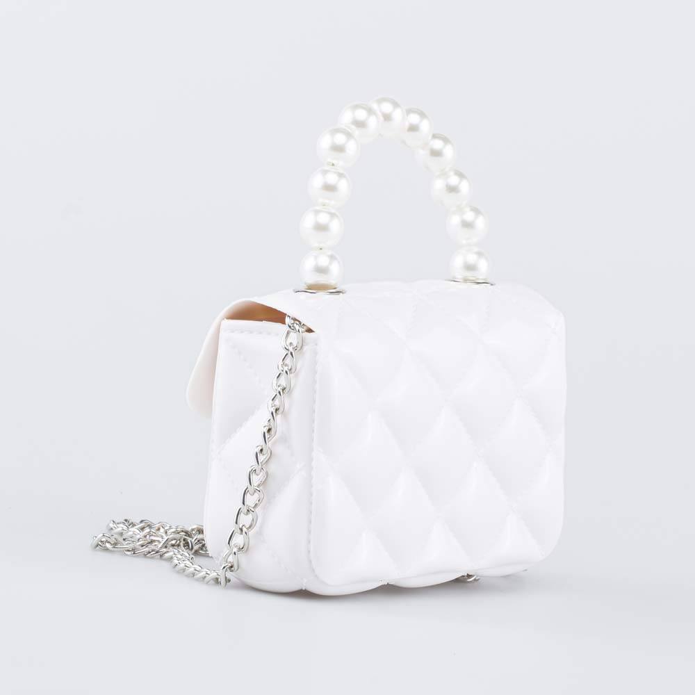 02809073-00 Мини сумка детская Жемчуг белый, все фото 3