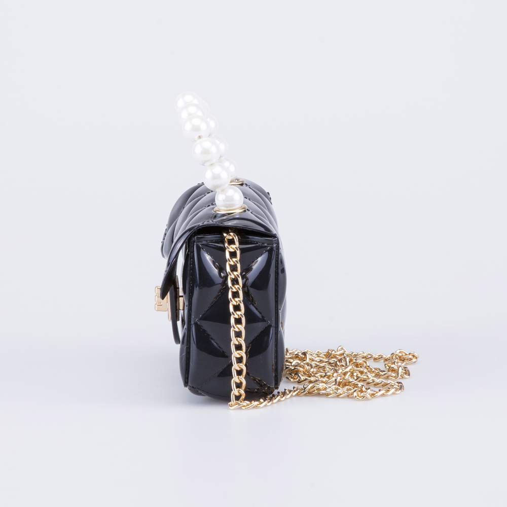 02809073-05 Мини сумка детская Жемчуг черный, все фото 3