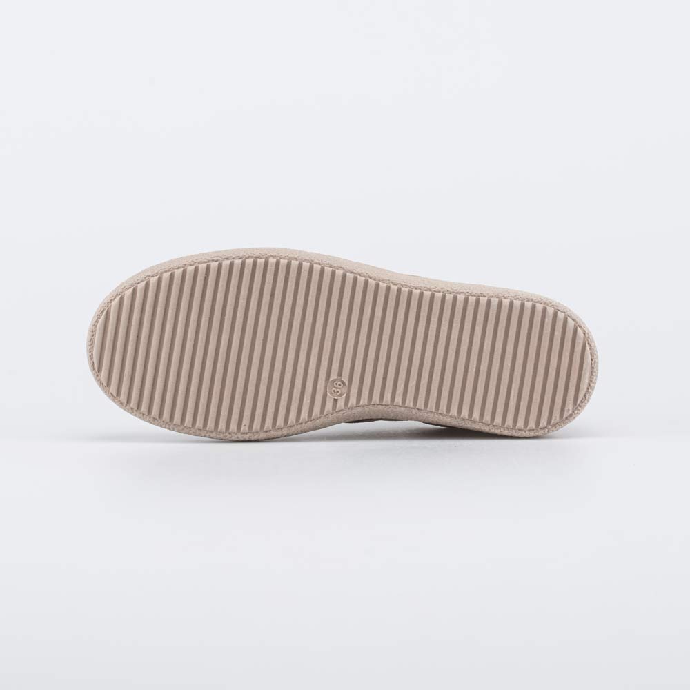 732400-21 Бежевые велюровые полуботинки-кеды, все фото 3