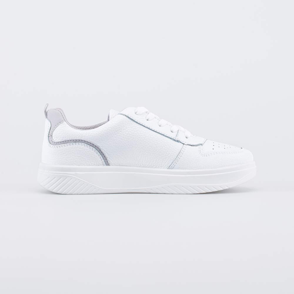 732404-11 Белые кожаные кеды-полуботинки, все фото 2