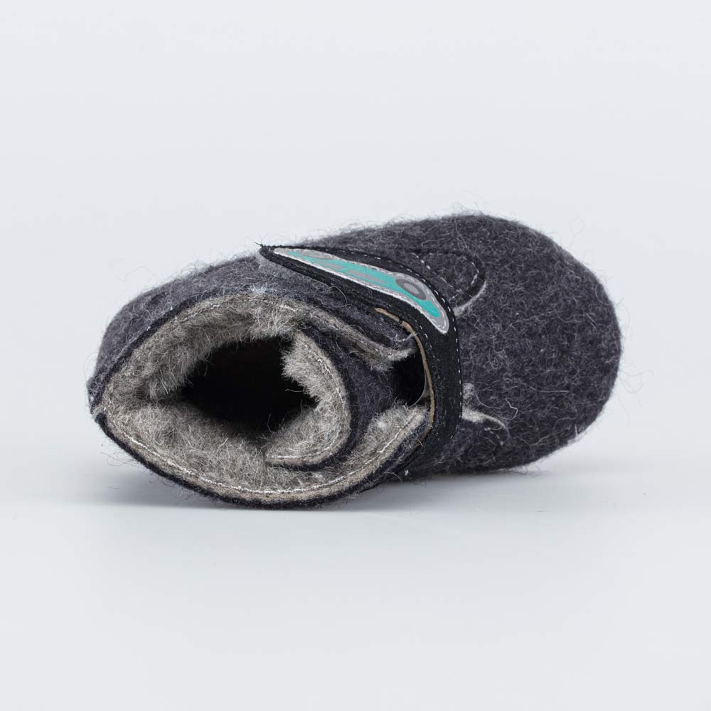 007013-45 Войлочные пинетки для мальчика Машинка, все фото 4