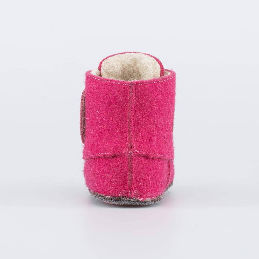 007014-44 Войлочные пинетки для девочки Сердце, все фото 5