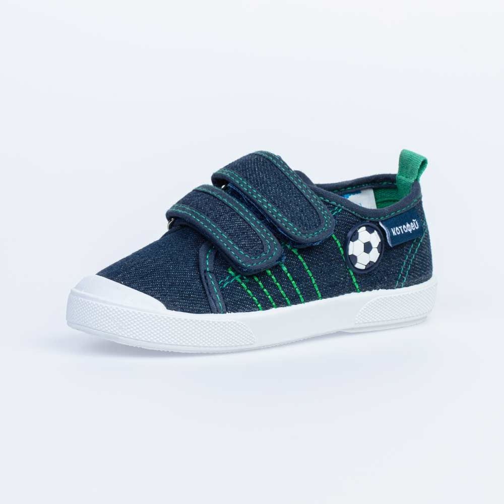 331116-12 Хлопковые кеды на липучках, все фото 1