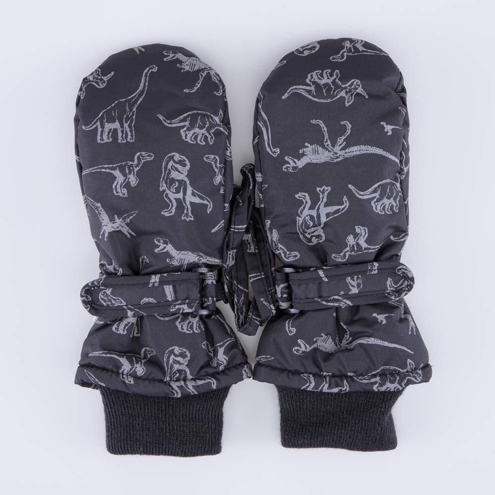 07721273-40 Детские варежки на зиму для мальчика черный, все фото 1