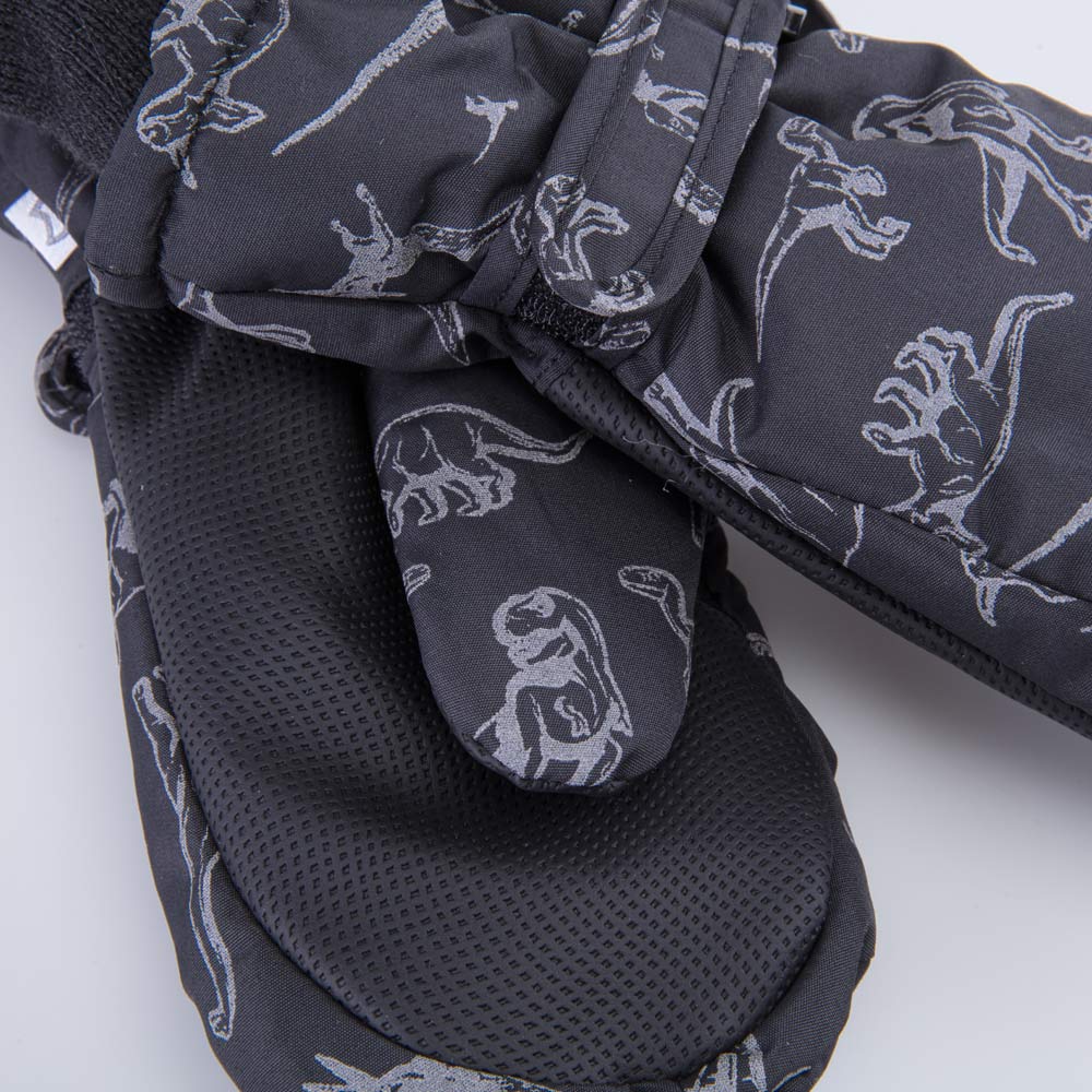 07721273-40 Детские варежки на зиму для мальчика черный, все фото 3