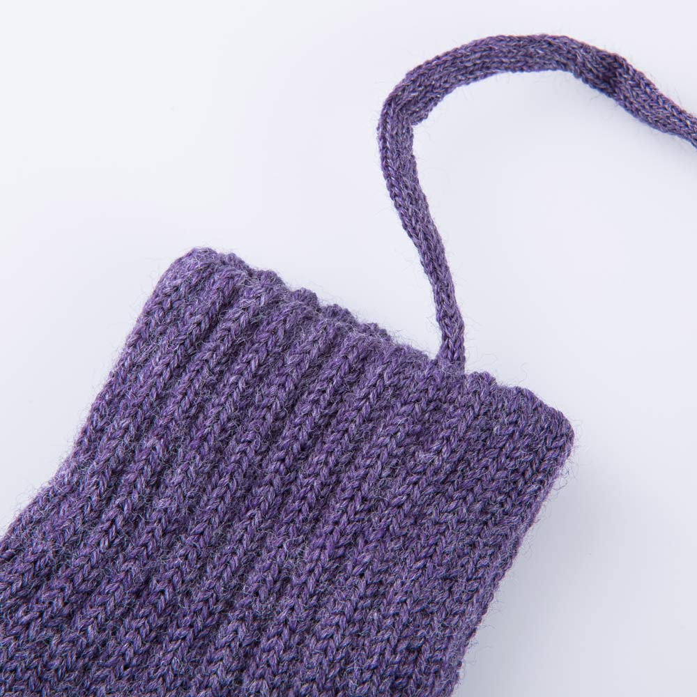 07822190-40 Перчатки из шерсти мериноса фиолетовый, все фото 2