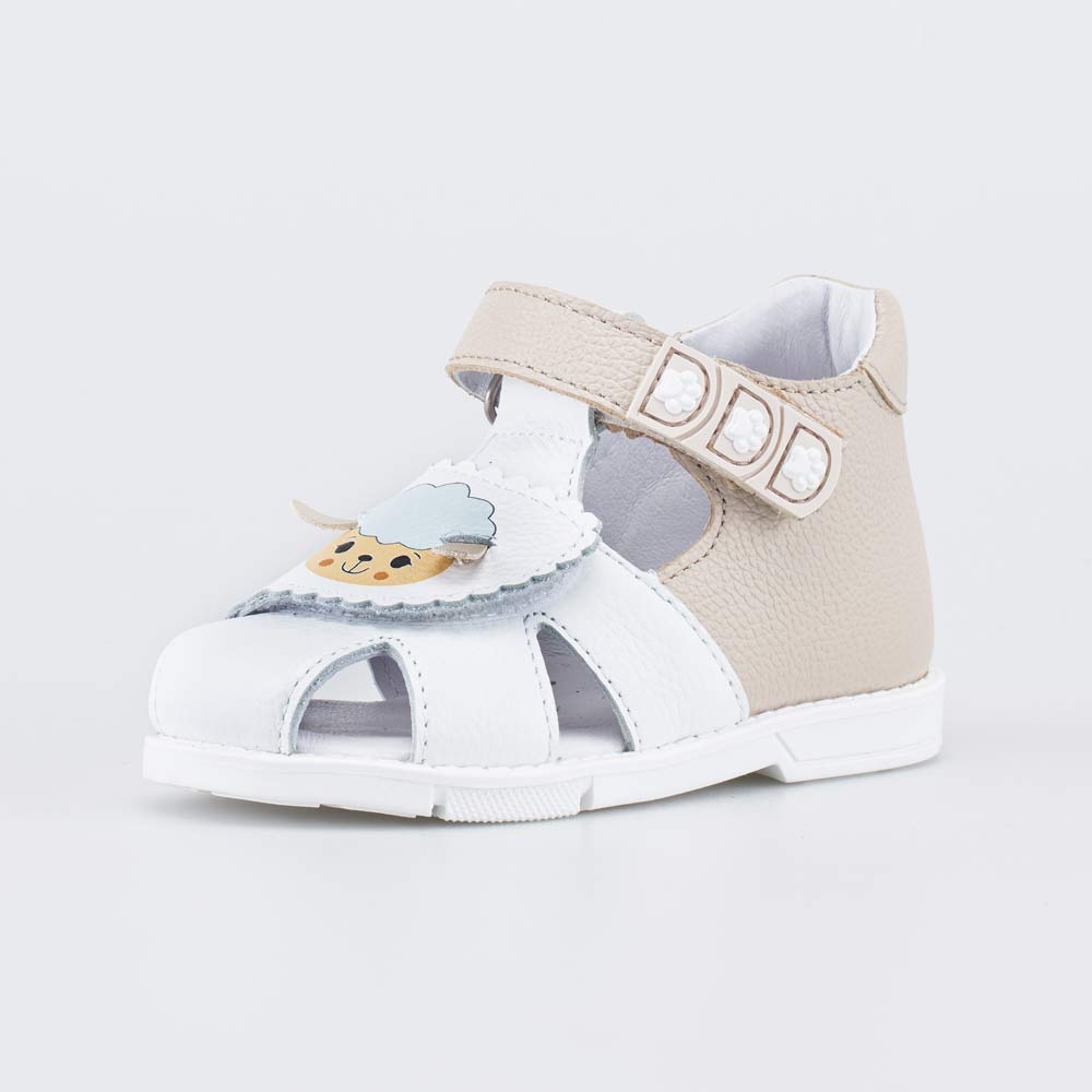 122237-21 Кожаные сандалии с регулируемым ремешком Овечка , все фото 1