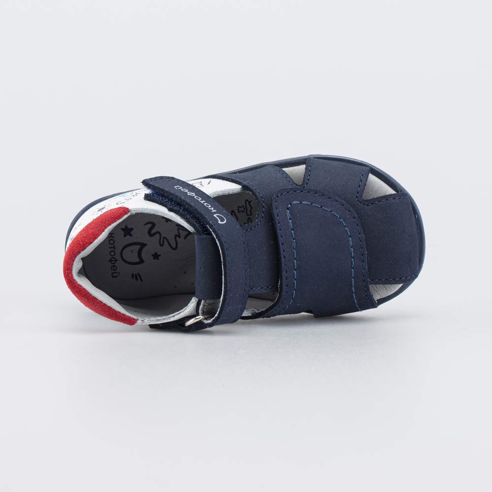 122238-21 Кожаные сандалии для мальчика Акула, все фото 4