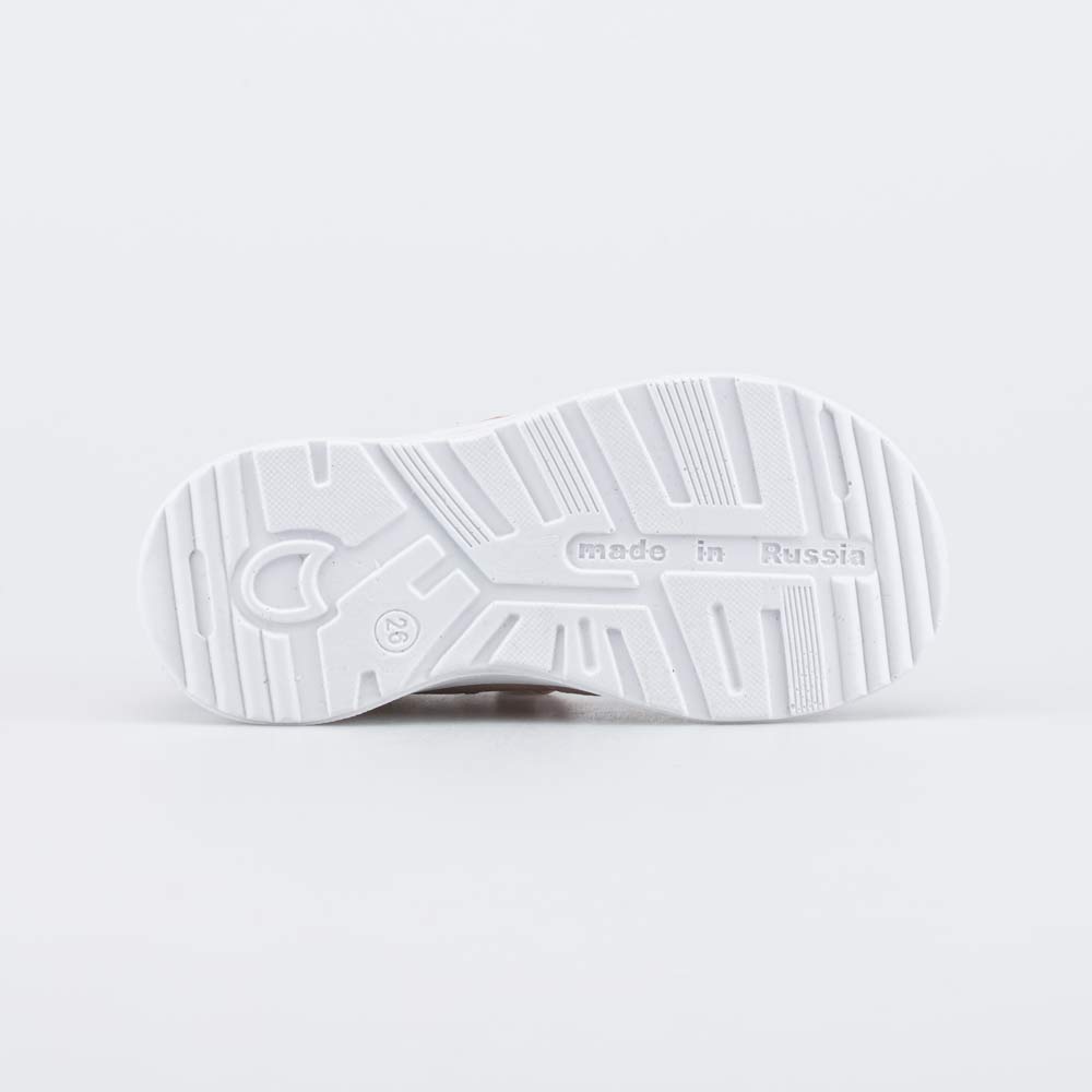 122239-21 Кожаные сандалии на липучках Сердечки , все фото 3