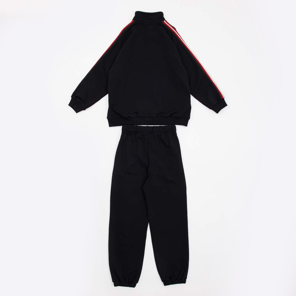 07764102-40 Костюм свитшот + брюки-джоггеры черный, все фото 2