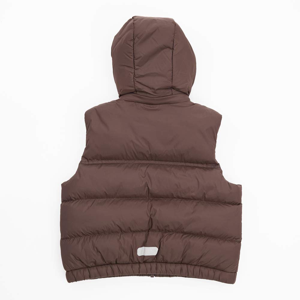 07785008-41 Коричневый дутый жилет для мальчика, все фото 2