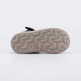 152403-33 Утепленные кожаные ботинки для мальчика для мальчики черный + бежевый фото №3